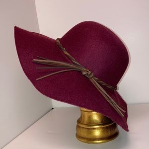 HAT-Deep Wine Floppy Hat